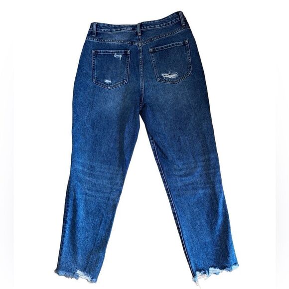 Vervet Emma Rendition Distressed Mom Jean 100% Cotton Size 29 - Picture 6 of 11